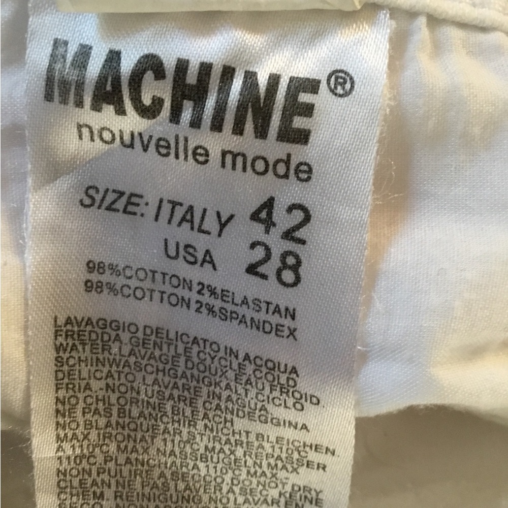 Machine Jeans White Distressed - Picture 5 of 5